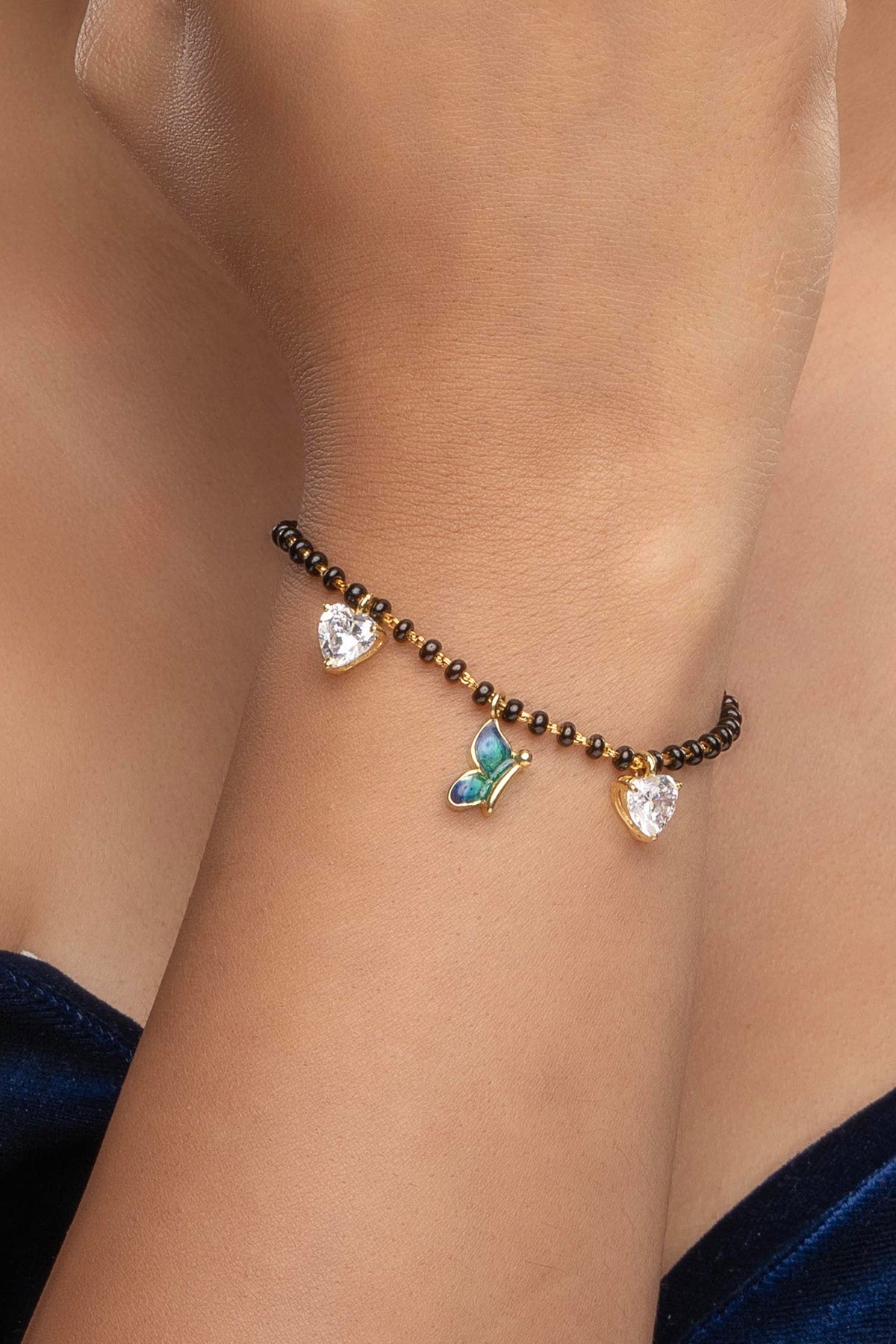 Buy Silver Beli Hand Mangalsutra by Sica for women online at ScrollnShops